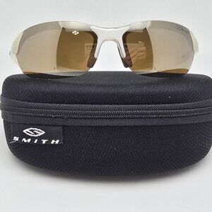 Smith Optics Parallel Pearl Frame TLT Bronze Mirror Lens Sunglasses w/ Case 65mm